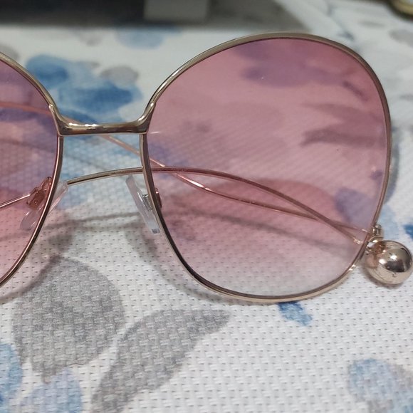 2 Pairs of Sunglasses Pink Gold - Picture 6 of 7